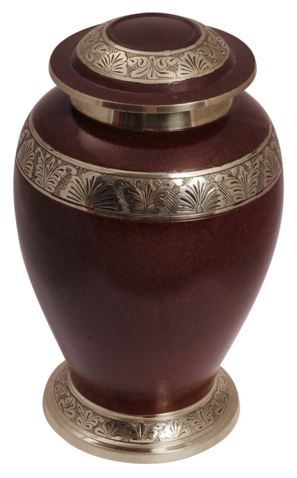 Red Brass Urn