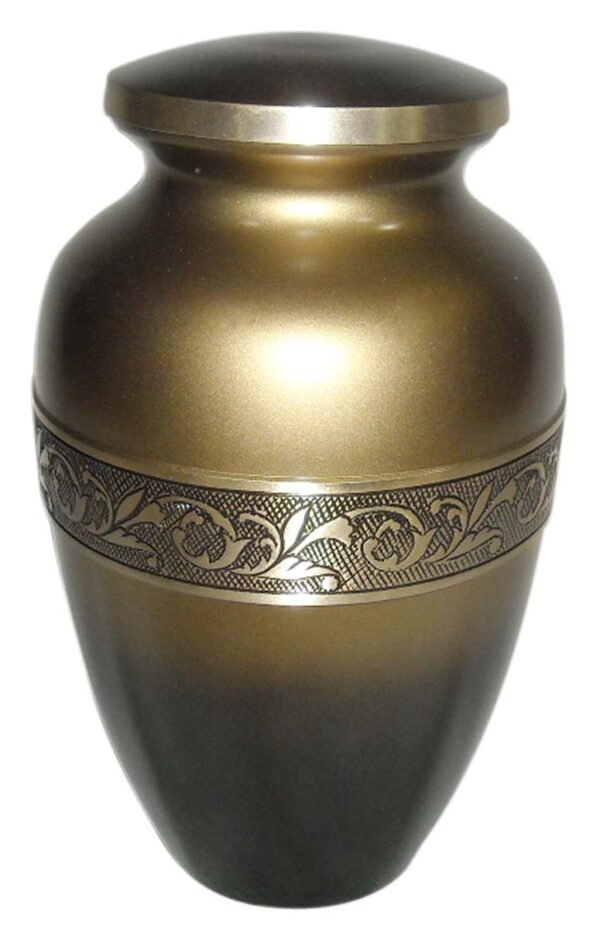 Golden Black Urn