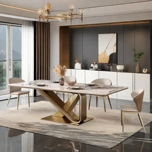 Luxury Contemporary Dining Set
